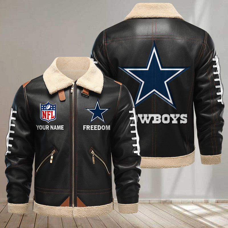 Dallas Cowboys DMLK1136 Leather Jacket – Premium & Ultra-Thick Leather Jacket