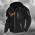 Houston Texans DMCD0664 Hooded Cardigan Jacket