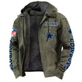 Dallas Cowboys DMJK0009 Hooded Cardigan Jacket