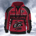 Atlanta Falcons DMHT2588 3D Half-zip Hoodie