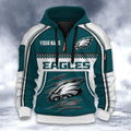 Philadelphia Eagles DMHT2612 3D Half-zip Hoodie