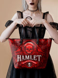"Hamlet" The Red Room Leather Tote Bag