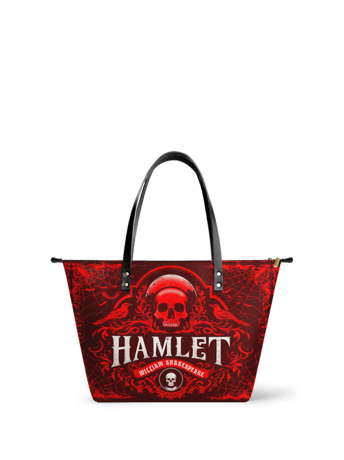 "Hamlet" The Red Room Leather Tote Bag