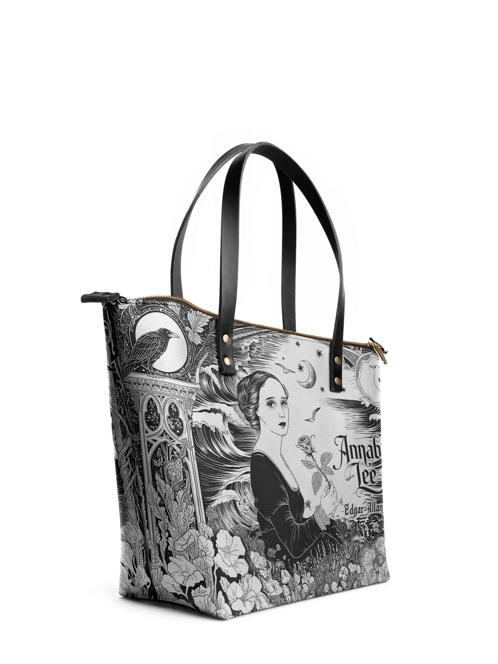 "Annabel Lee" Leather Tote Bag