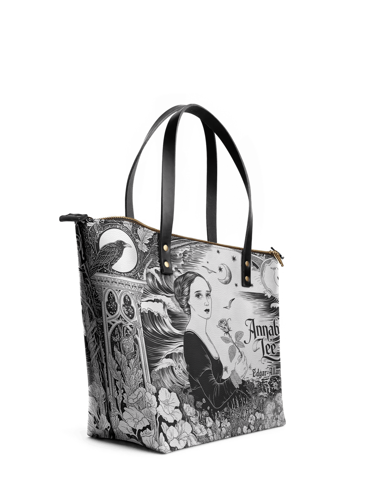 "Annabel Lee" Leather Tote Bag