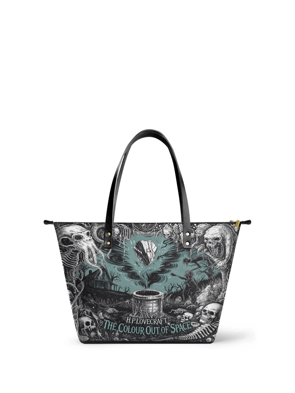 "The Colour Out Of Space" Leather Tote Bag