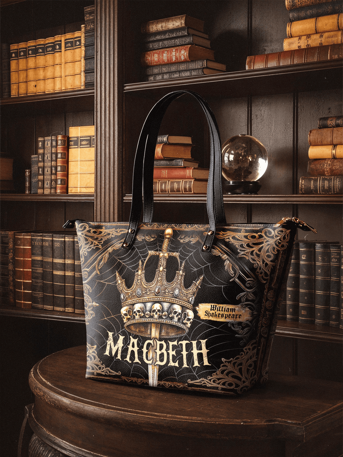 "Macbeth" Leather Tote Bag