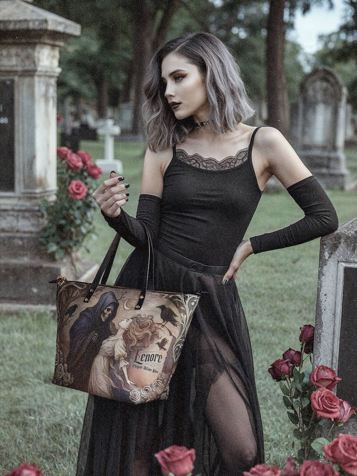 "Lenore" Leather Tote Bag
