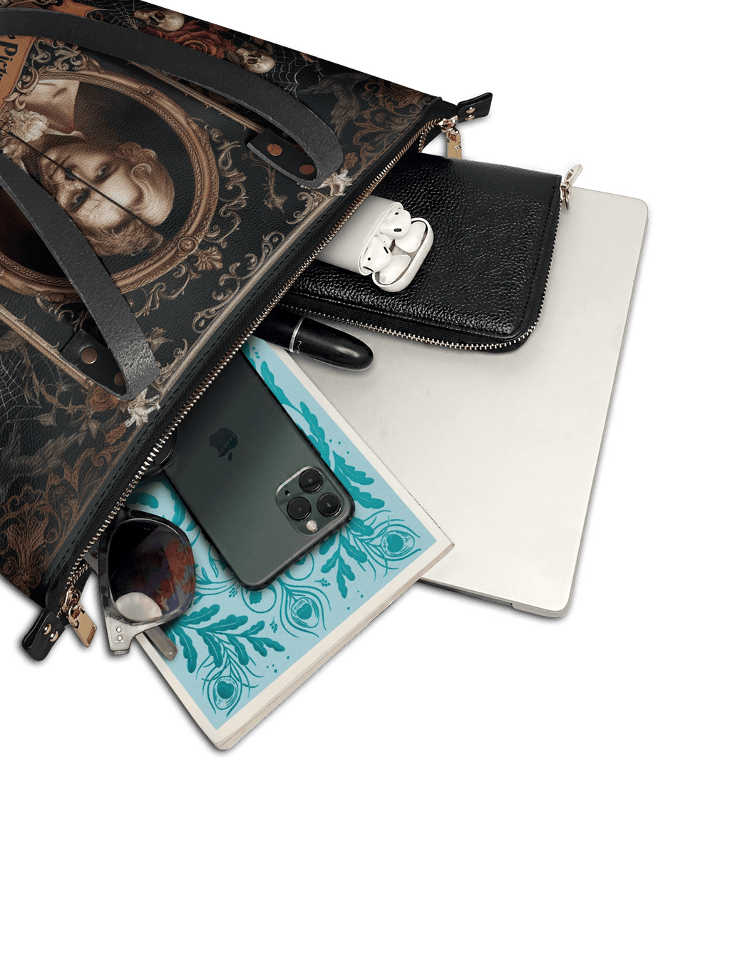 "The Picture Of Dorian Gray" Leather Tote Bag