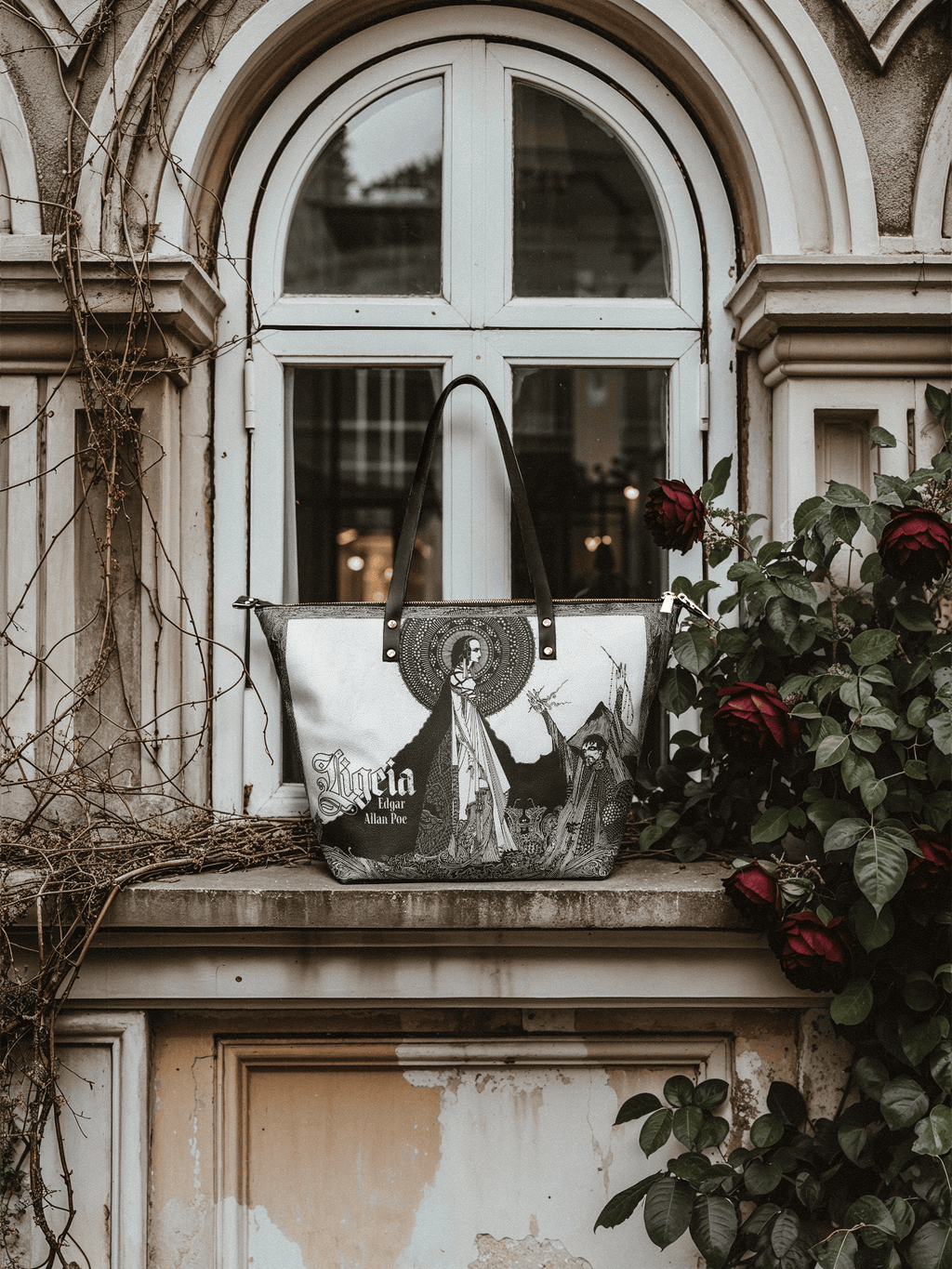 "Ligeia" Leather Tote Bag