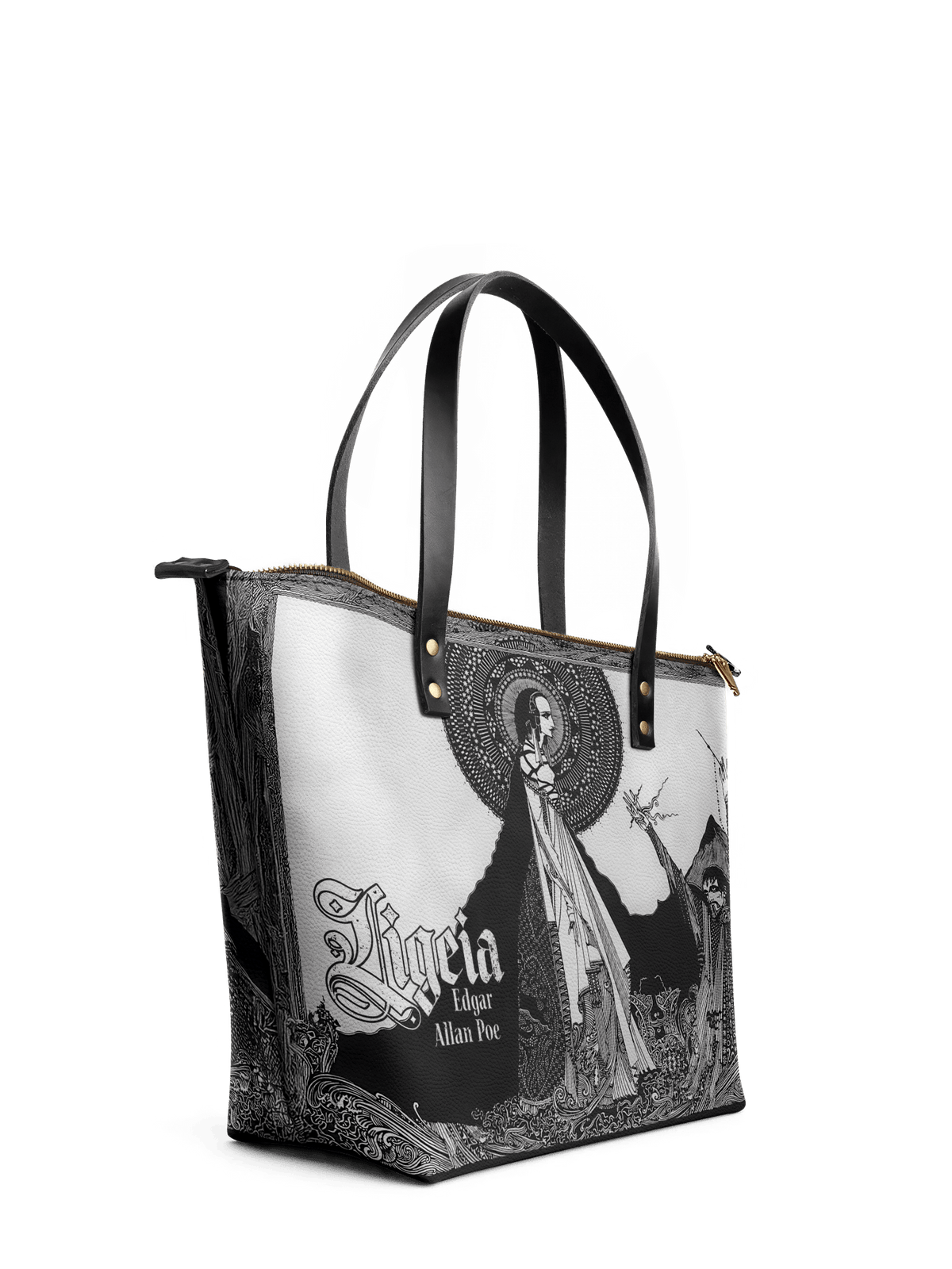 "Ligeia" Leather Tote Bag