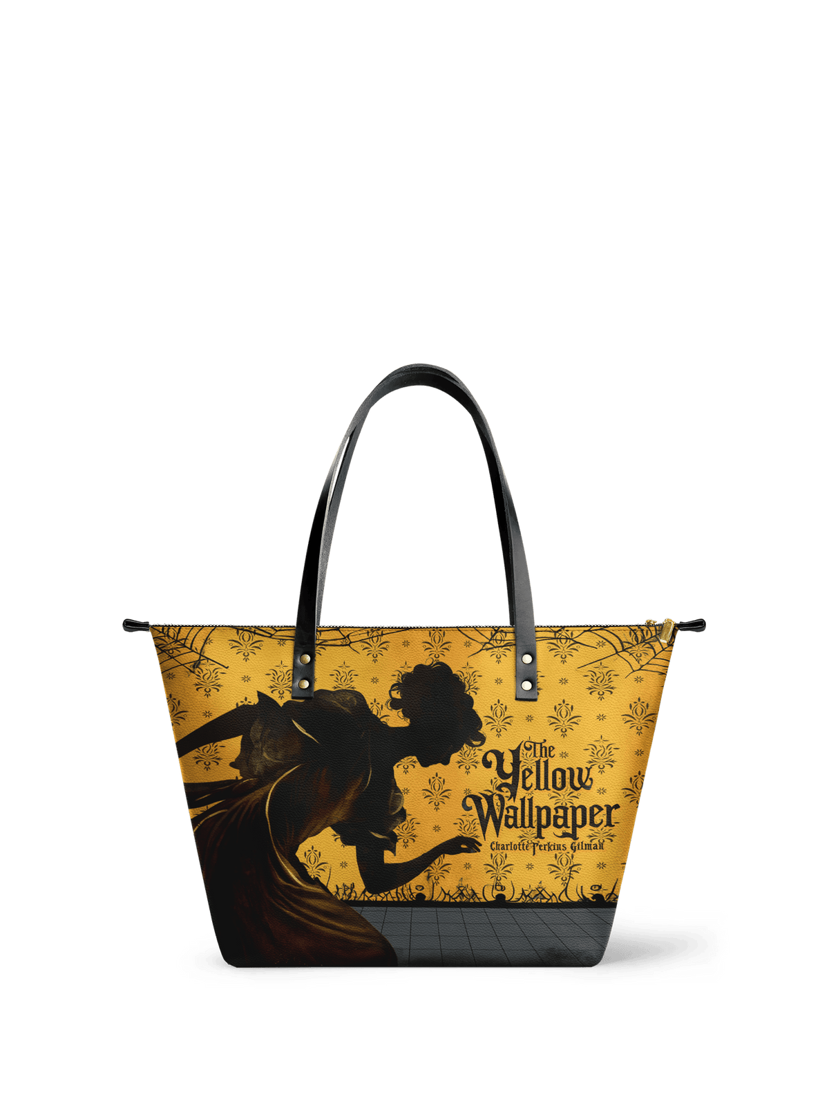 "The Yellow Wallpaper" Leather Tote Bag