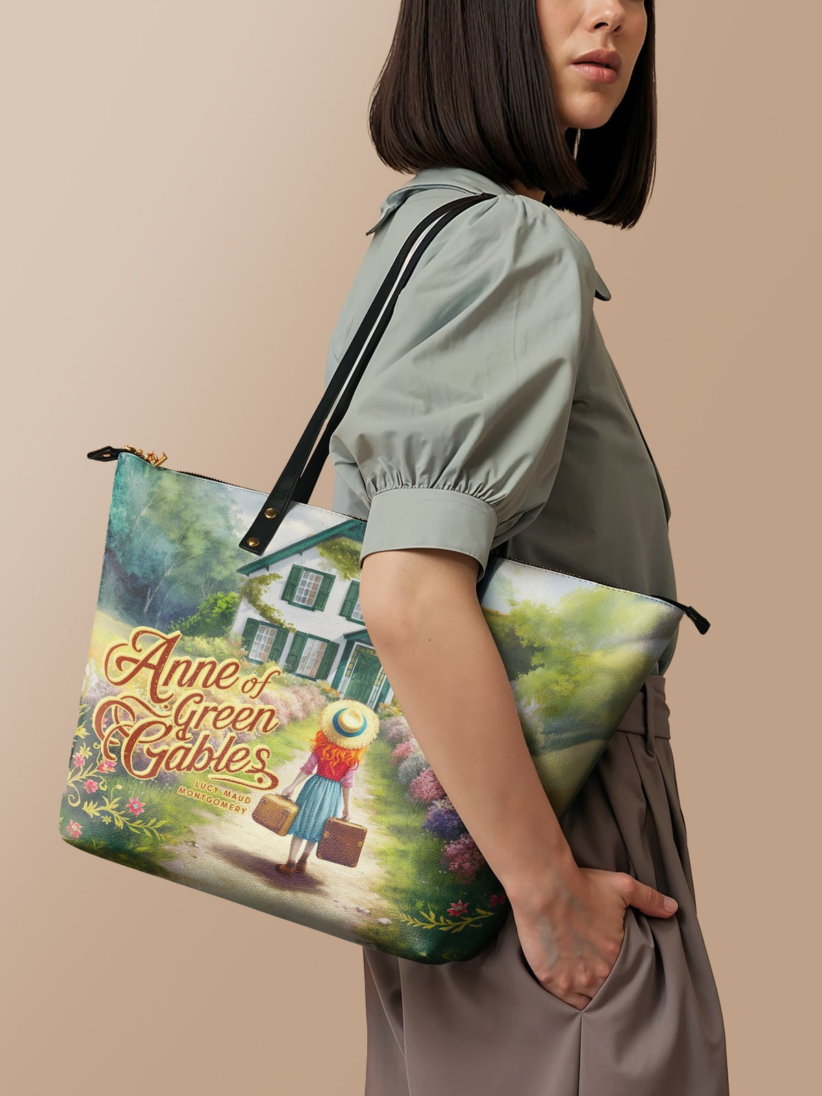"Anne Of Green Gables" Leather Tote Bag