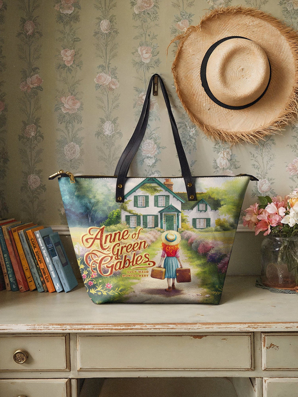 "Anne Of Green Gables" Leather Tote Bag