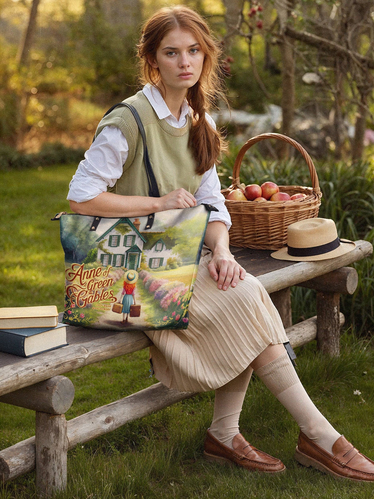 "Anne Of Green Gables" Leather Tote Bag