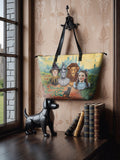 "Emerald City Dream" Leather Tote Bag