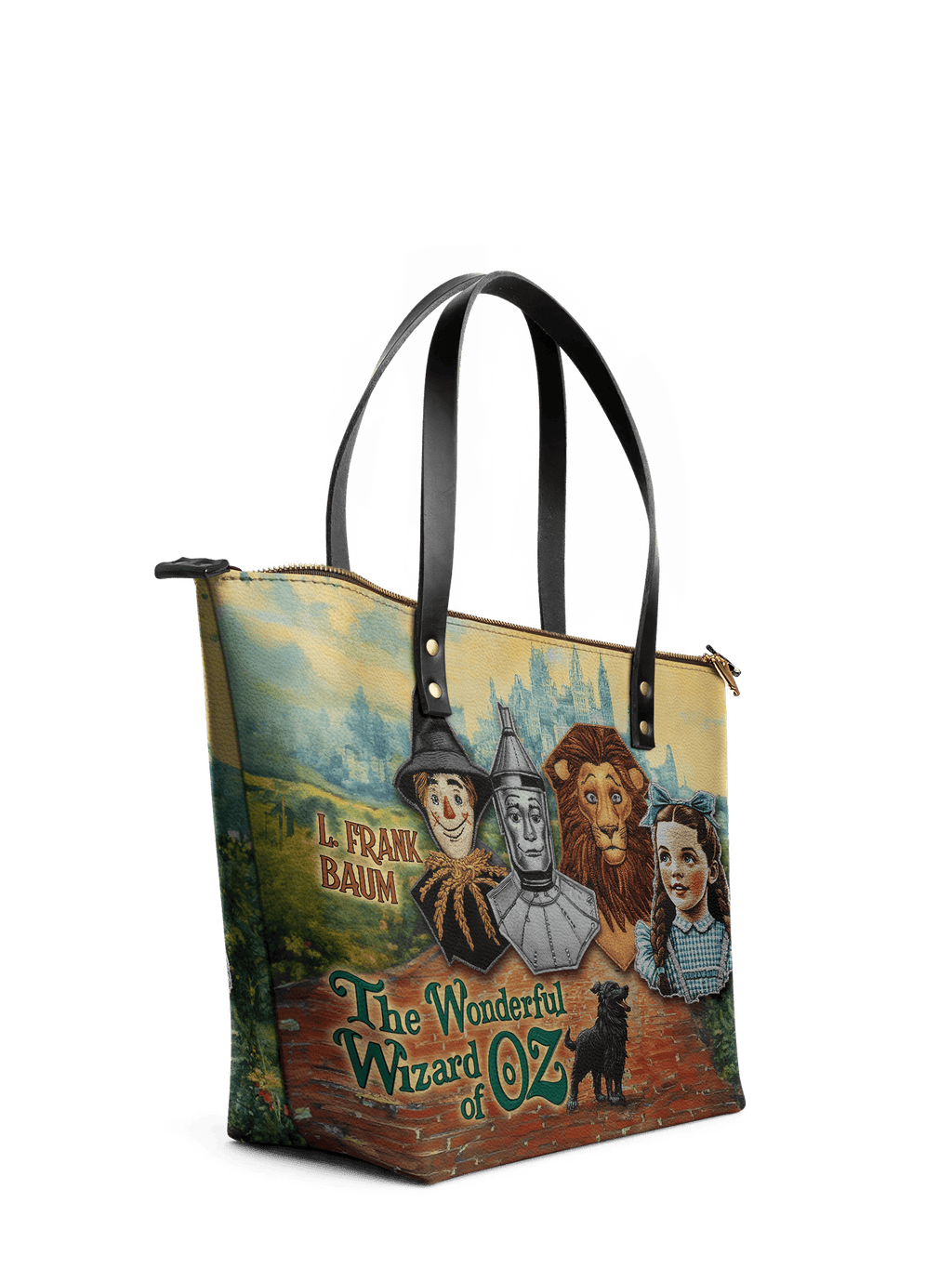 "Emerald City Dream" Leather Tote Bag