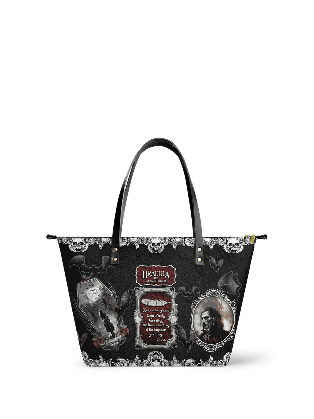 "The Dracula" Leather Tote Bag