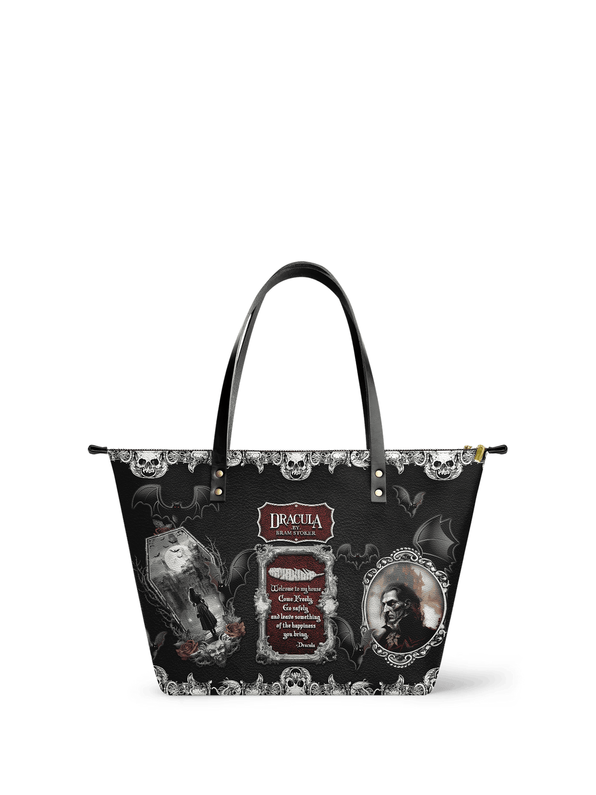 "The Dracula" Leather Tote Bag