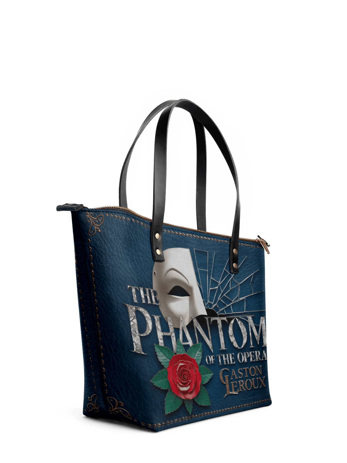 "The Phantom Of The Opera" Leather Tote Bag