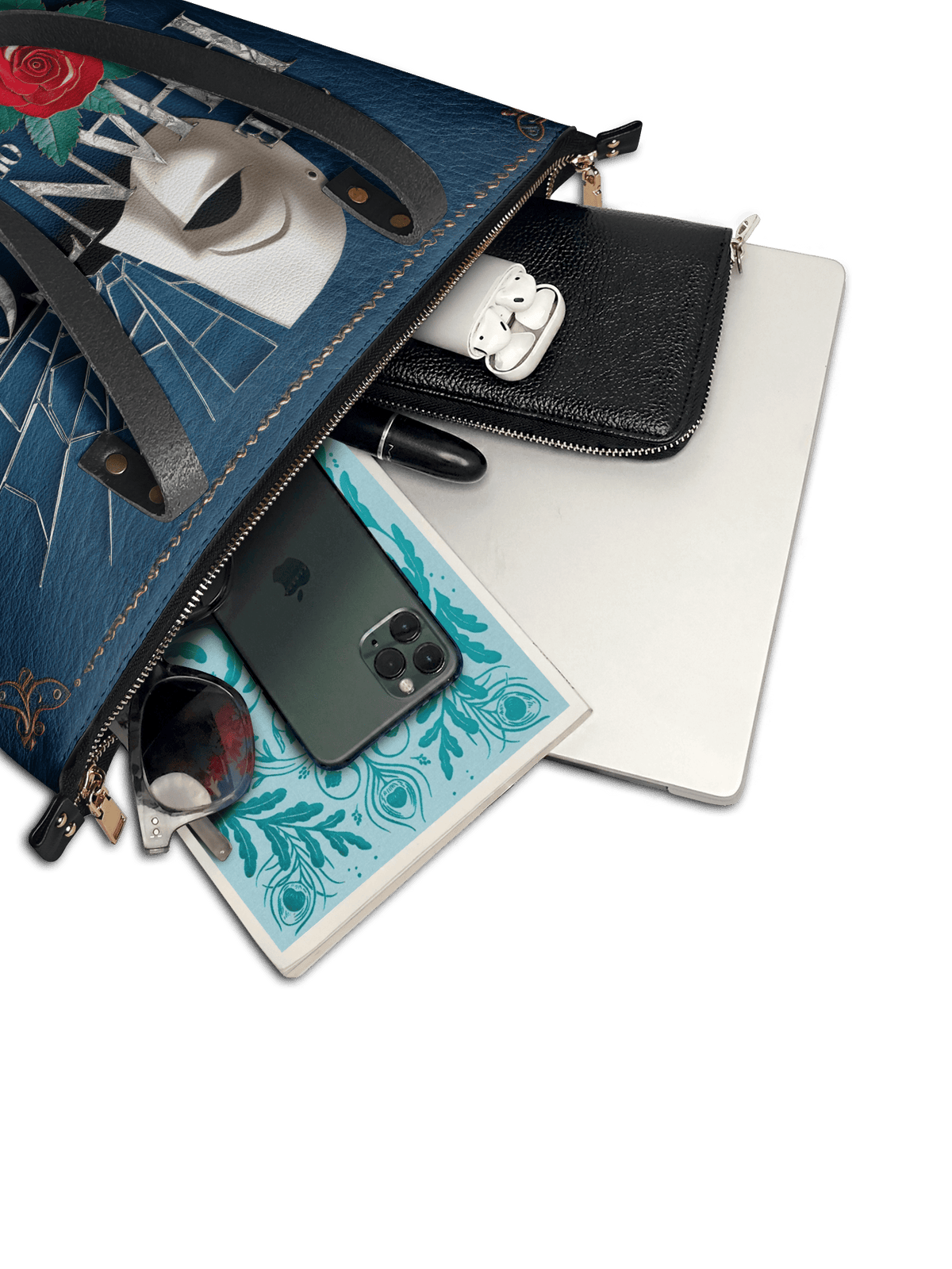 "The Phantom Of The Opera" Leather Tote Bag
