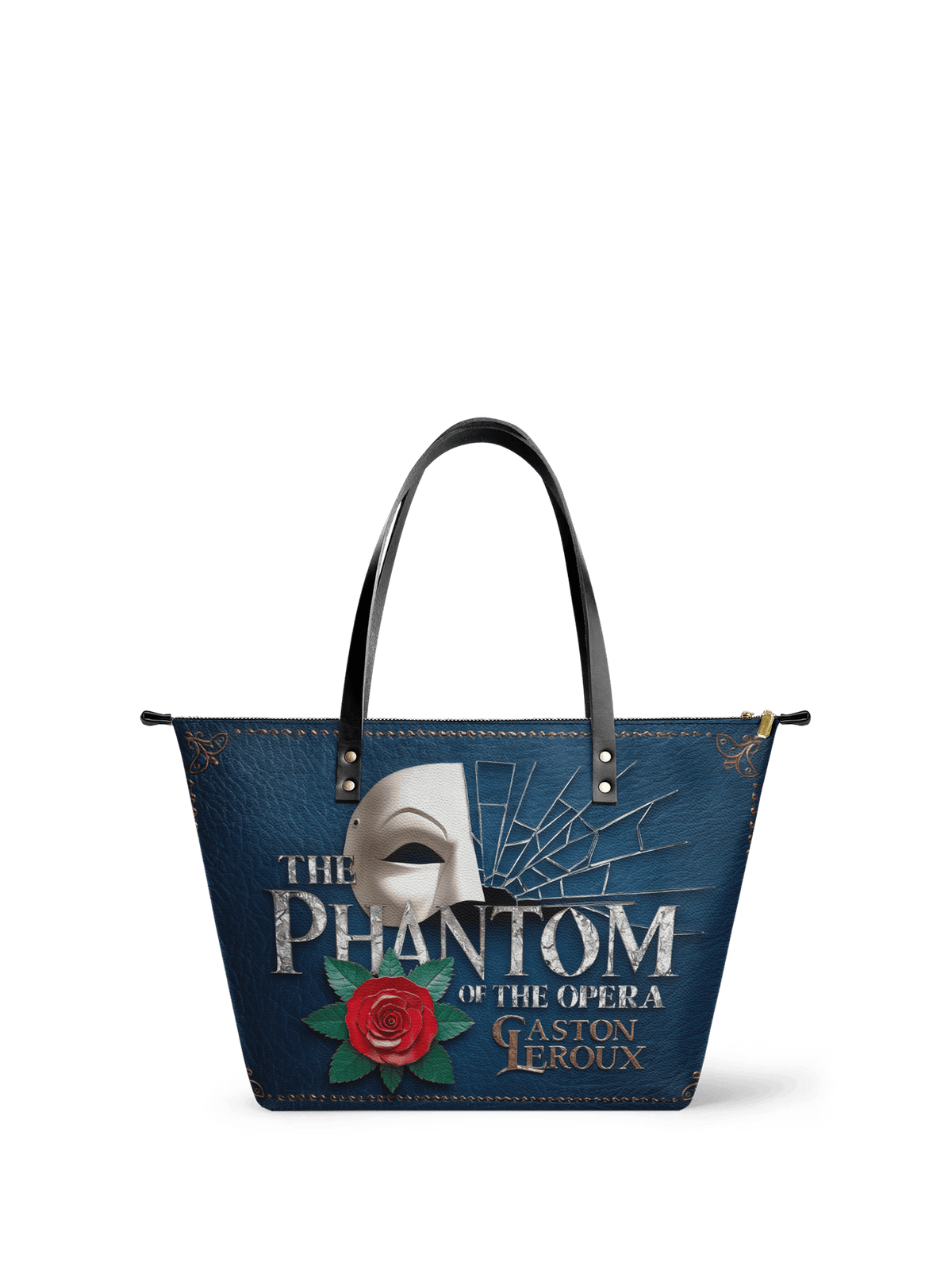 "The Phantom Of The Opera" Leather Tote Bag