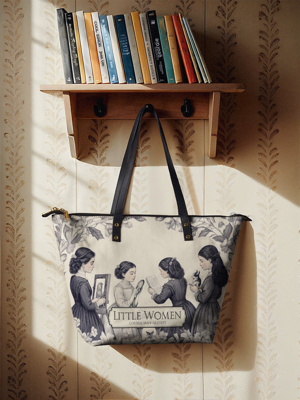 "Little Women" Leather Tote Bag