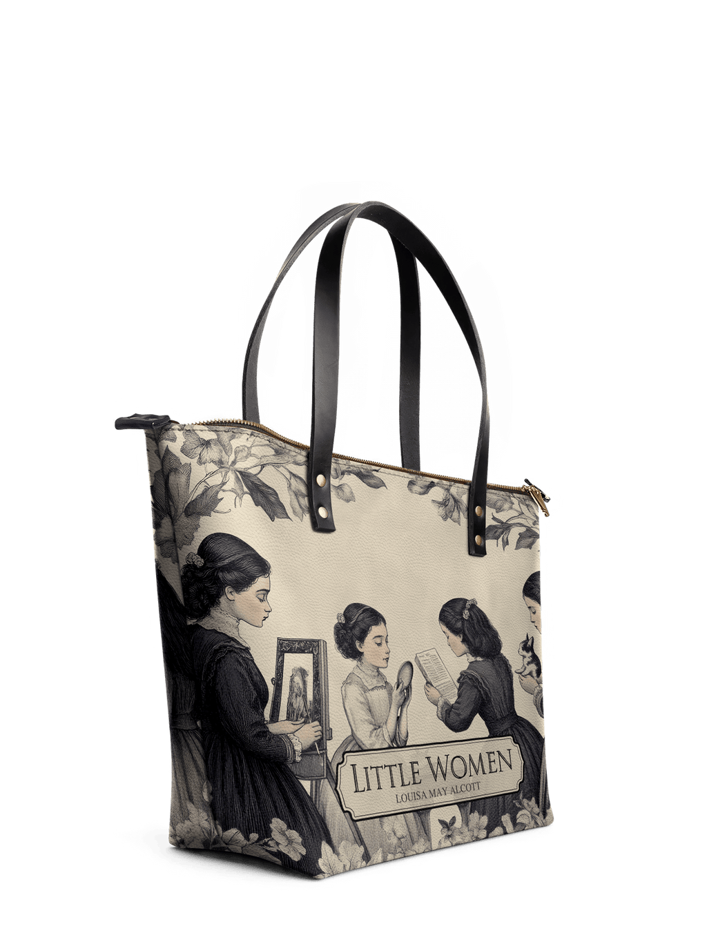 "Little Women" Leather Tote Bag