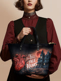 "The Tell-Tale Heart" Leather Tote Bag