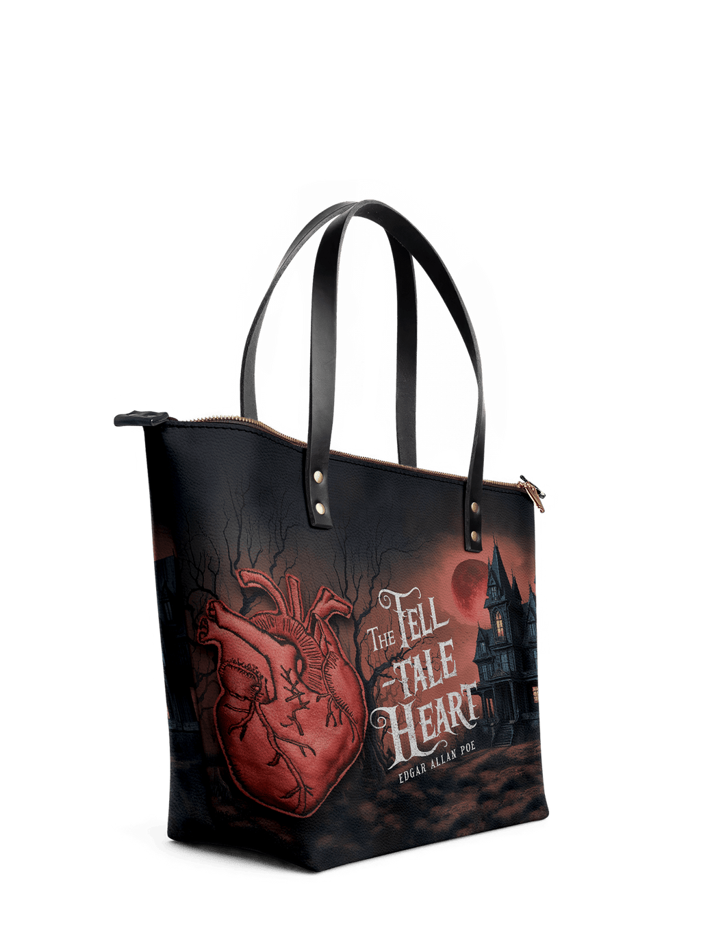 "The Tell-Tale Heart" Leather Tote Bag