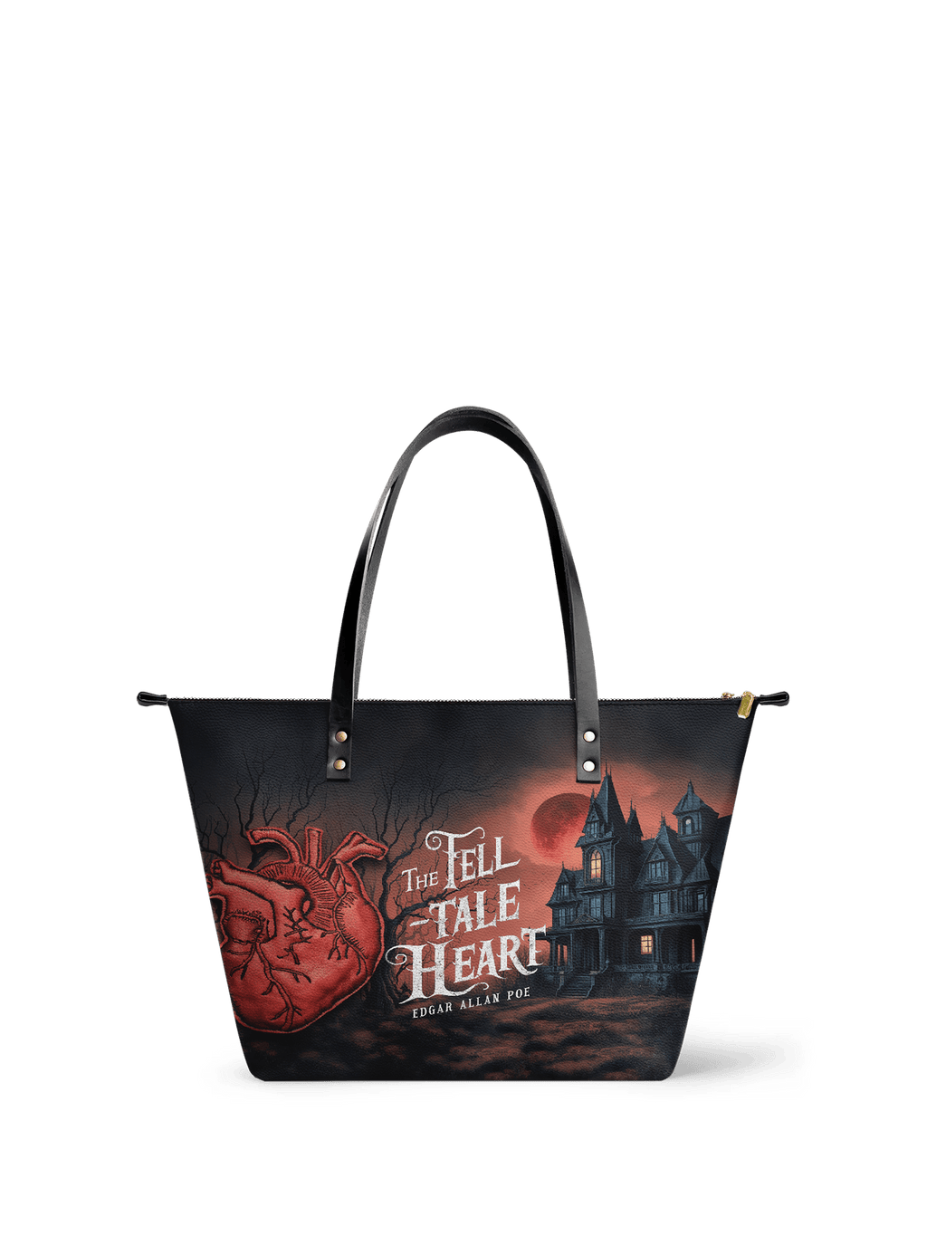 "The Tell-Tale Heart" Leather Tote Bag