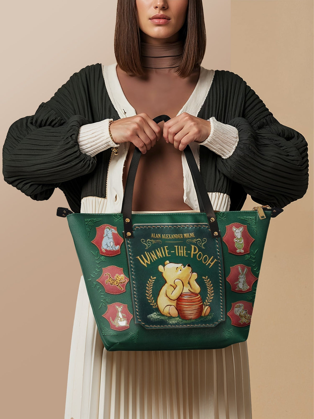 "Hundred Acre Dream" Leather Tote Bag
