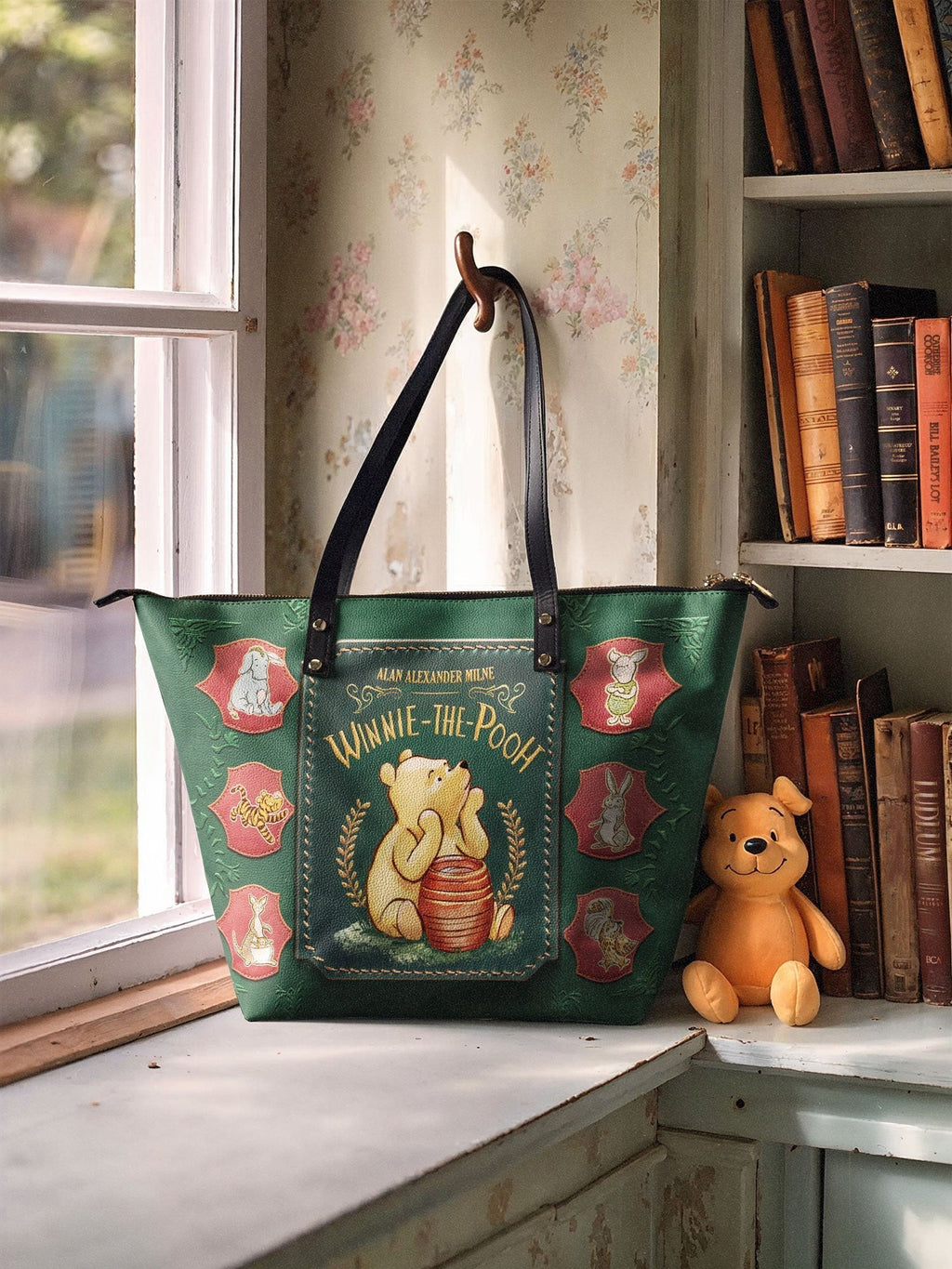 "Hundred Acre Dream" Leather Tote Bag