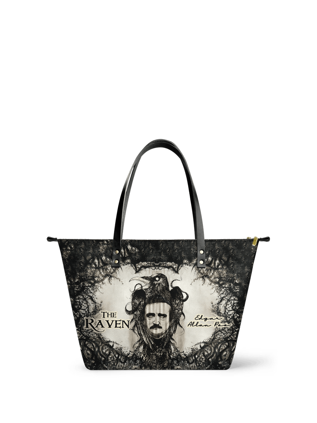 "The Raven" Leather Tote Bag