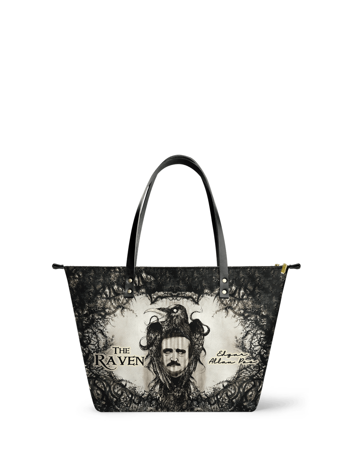 "The Raven" Leather Tote Bag