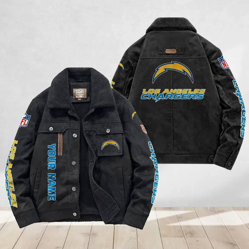 Los Angeles Chargers Flight Cotton Jacket SPTFCJ018