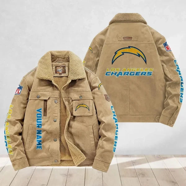 Los Angeles Chargers Flight Cotton Jacket SPTFCJ018