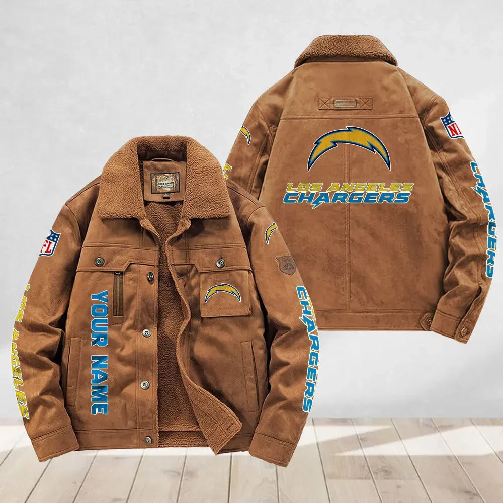 Los Angeles Chargers Flight Cotton Jacket SPTFCJ018