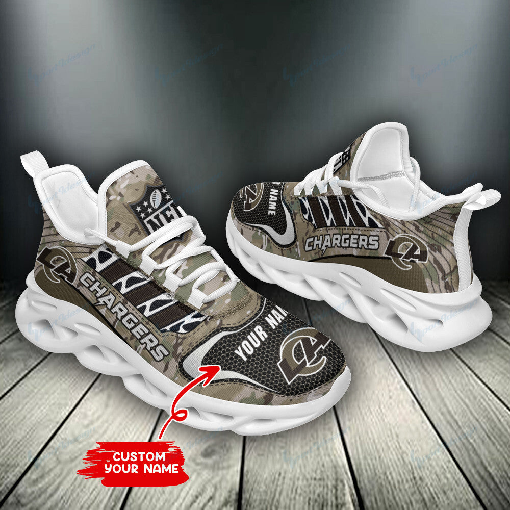 Los Angeles Chargers Personalized Yezy Running Sneakers SPD90