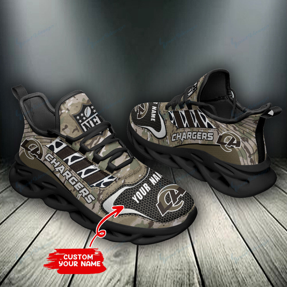 Los Angeles Chargers Personalized Yezy Running Sneakers SPD90