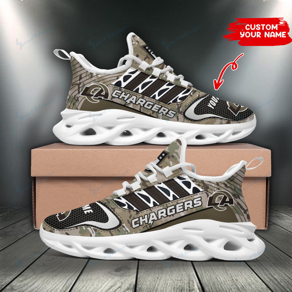 Los Angeles Chargers Personalized Yezy Running Sneakers SPD90