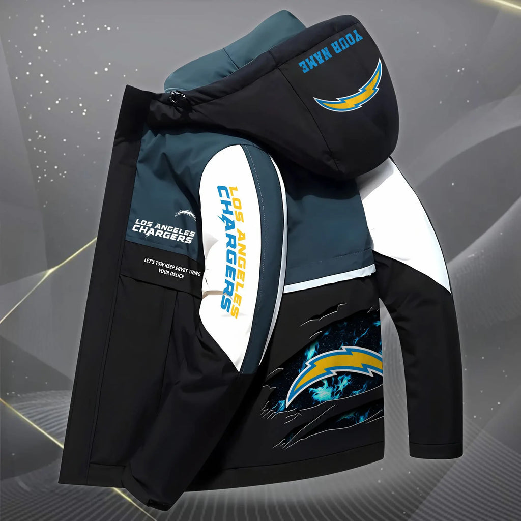Los Angeles Chargers Outdoor Windproof Jacket SPTOWPJK051