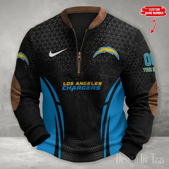 Los Angeles Chargers Print Vintage Sweatshirt S9MPZNS082