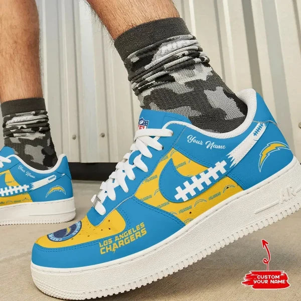 Los Angeles Chargers Personalized AF1 Shoes 1408 BGAF1S578