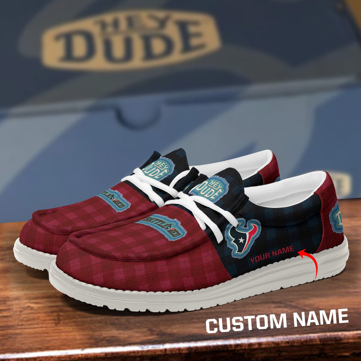 Houston Texans DHS shoes-Custom name 10063933N