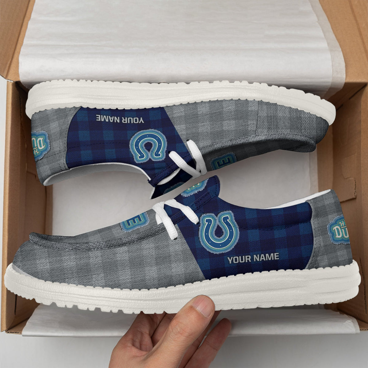 Indianapolis Colts DHS shoes-Custom name 10063933N