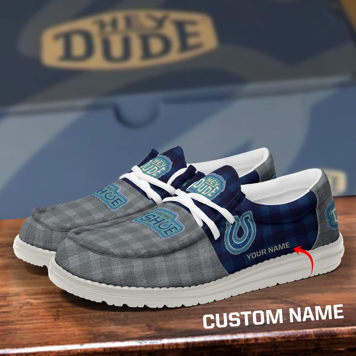 Indianapolis Colts DHS shoes-Custom name 10063933N