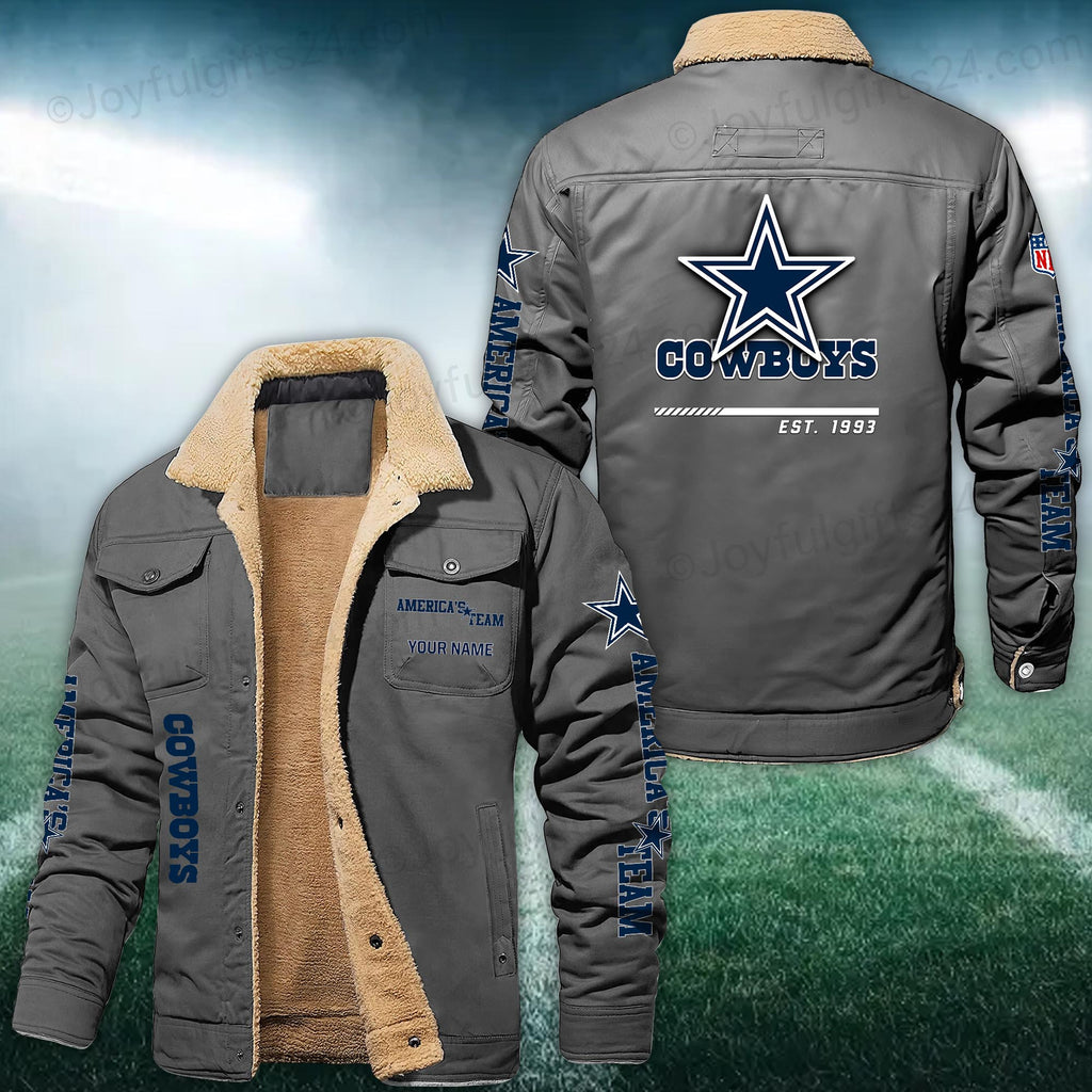 Dallas Cowboys FLEECE BOMBER JACKET Custom name 10043895N