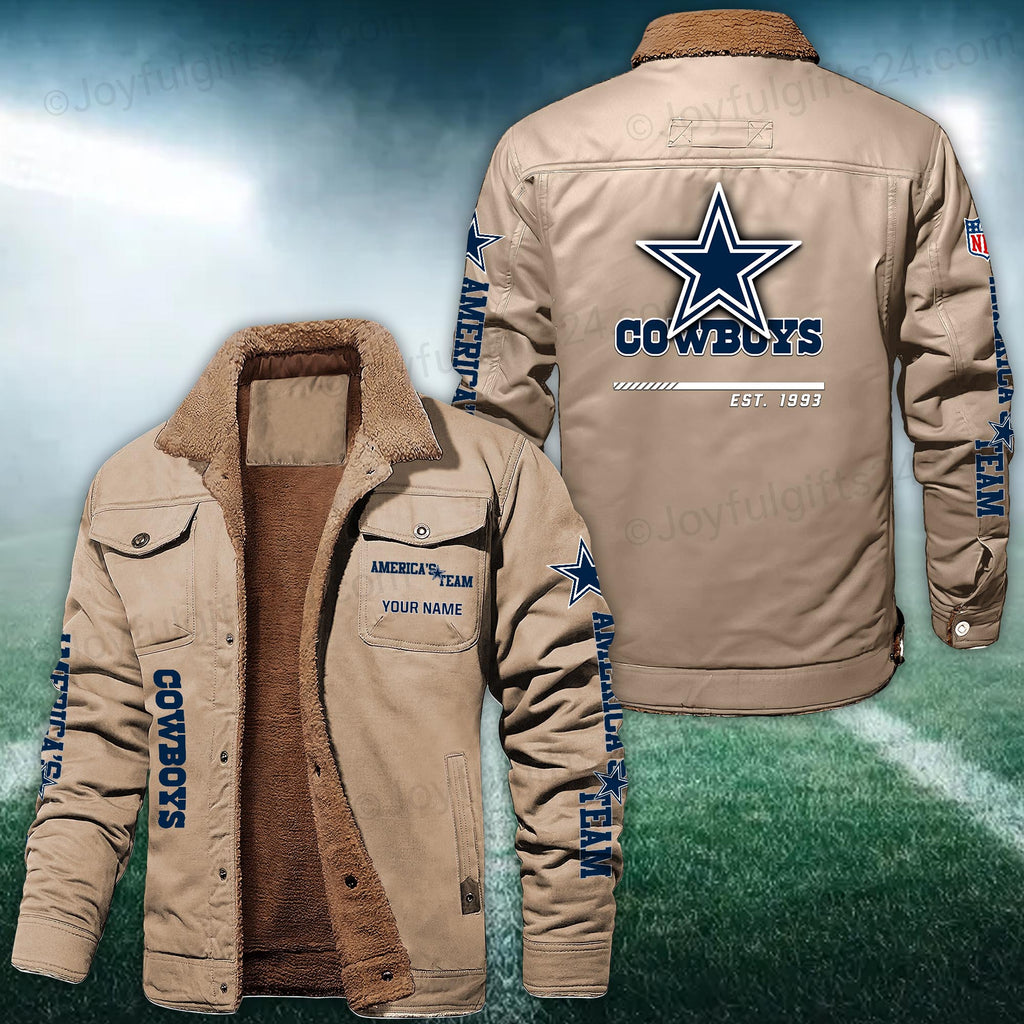 Dallas Cowboys FLEECE BOMBER JACKET Custom name 10043895N
