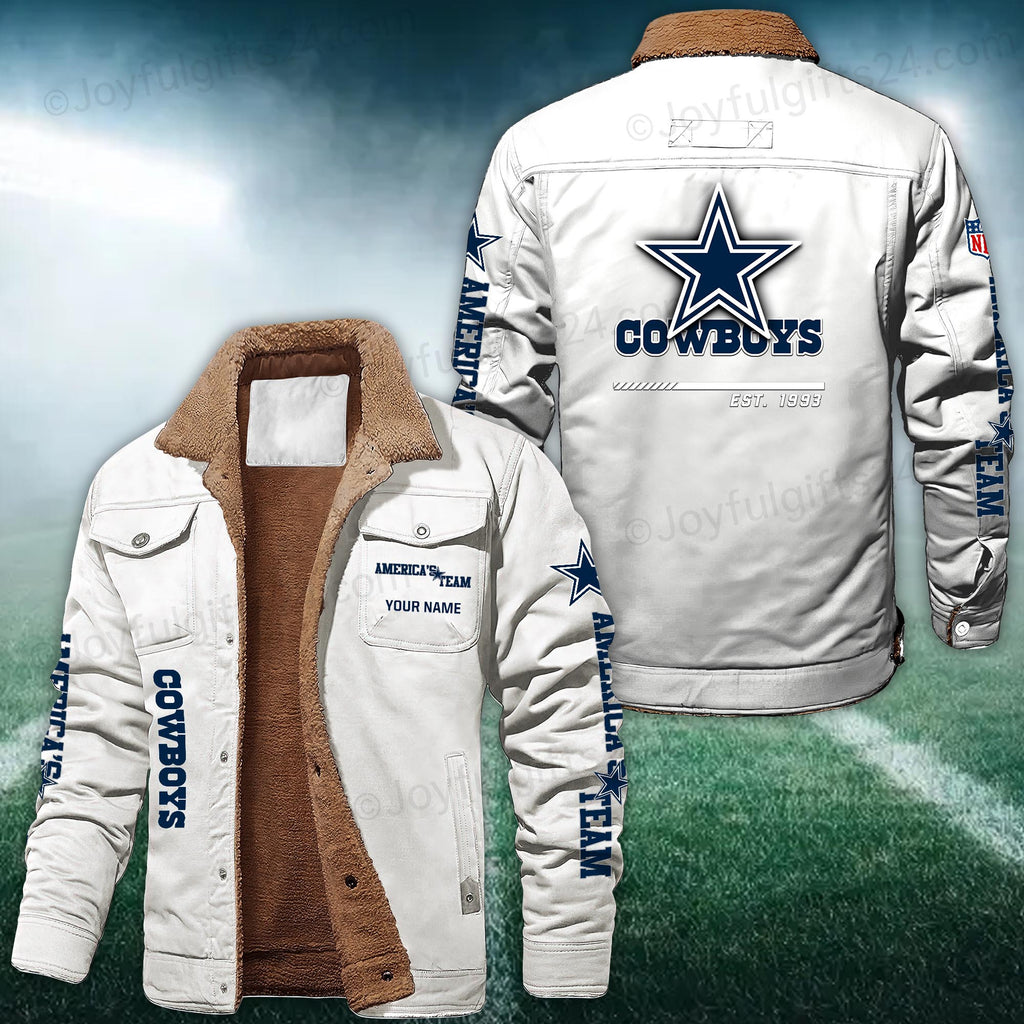 Dallas Cowboys FLEECE BOMBER JACKET Custom name 10043895N